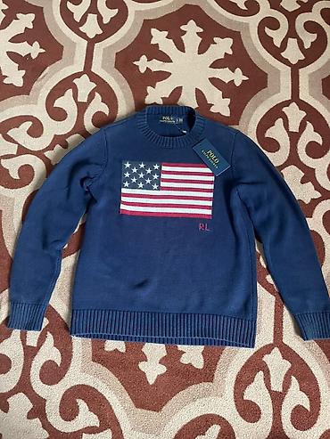 cot: Мужской свитер, M, Polo Ralph Lauren, Новый, цвет - Синий, Самовывоз — 5