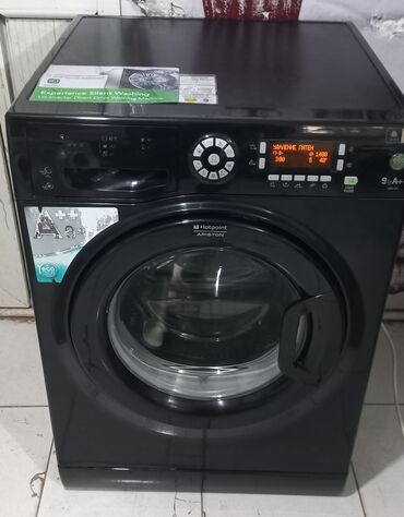 Paltaryuyan maşınlar: Paltaryuyan maşın Hotpoint Ariston, 9 kq, İşlənmiş, Avtomat, Pulsuz çatdırılma