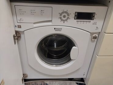 işlenmiş soyducular: Paltaryuyan maşın Hotpoint Ariston, 7 kq, İşlənmiş, Avtomat, Kredit yoxdur, Ünvandan götürmə