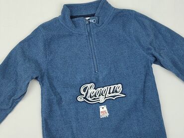 biała bluzka ażurowa: Sweatshirt, 5-6 years, 110-116 cm, condition - Very good