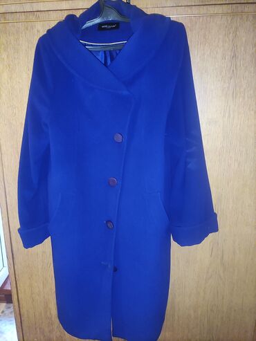 жен пальто красивое в Кыргызстан | ПАЛЬТО: Пальто 3XL, цвет - Синий