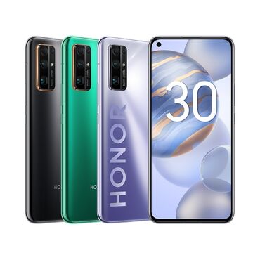 honor x8a цена в бишкеке: Honor 30, Колдонулган, 128 ГБ, түсү - Жашыл, 2 SIM