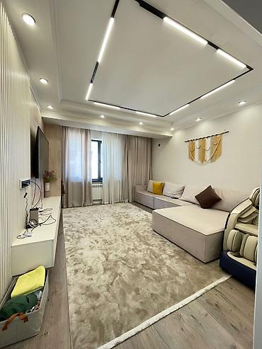 3 комнаты, 90 м², Кок-Жар мкр Элитка, 11 этаж, Дизайнерский ремонт