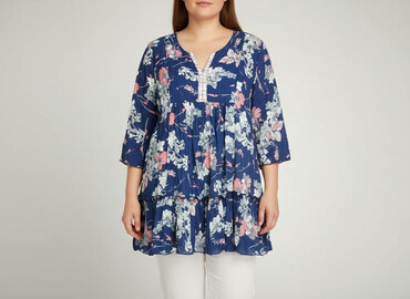 soroczka koszula: Papaya, Women`s tunic, size 3XL