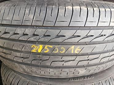 Шины 215 / 55 / R 16, Лето, Б/у, 1 шт, Легковые, Япония, Bridgestone