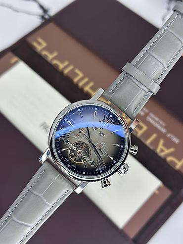 patek phlippe saat: Klassik üslubda mexaniki qol saatı - Korpus: parlaq gümüş rəngli — 3