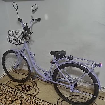Велосипеды: Şəhər velosipedi – bənövşəyi rəng - Geniş, rahat oturacaq - Ön — 1