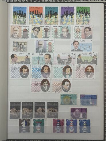 Markalar: Şahmat temalı markalar albomla birlikdə satılır, qiyməti sondur — 9