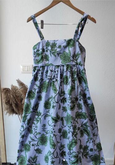 haljina pamuk bez elastina prodavnici prvi maj pro: Zara S (EU 36), bоја - Svetloplava, Na bretele