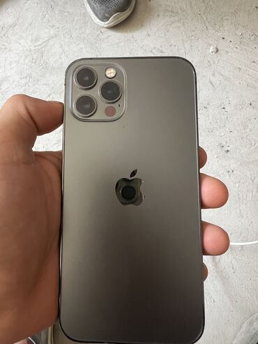 сколько стоит айфон 12 в бишкеке бу: IPhone 12 Pro, Колдонулган, 256 ГБ, Black Titanium, Коргоочу айнек, Каптама, 84 %
