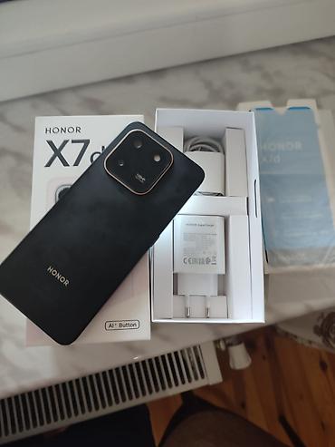 6500 slide: Honor X7d, 128 GB, rəng - Qara, İki sim kartlı, Barmaq izi, Face ID — 4