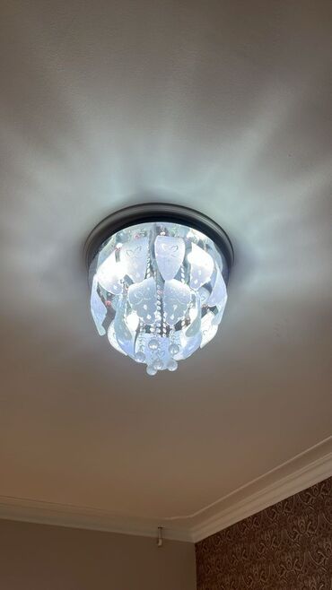 кварцевая лампа: Çılçıraq, 4 lampa, Xrustal