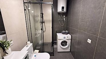 Посуточная аренда квартир: 1 комната, Душевая кабина, Постельное белье, Кондиционер — 16