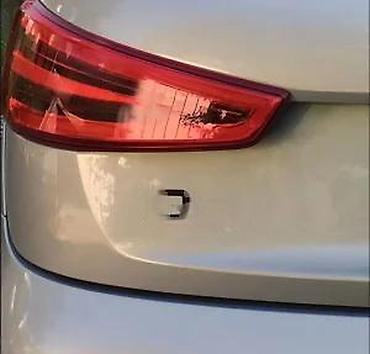 Auto delovi, gume i tjuning: Audi Q3 znak, natpis - crni sjaj. Samolepljivi crni znakovi. ✨ Dosta — 8