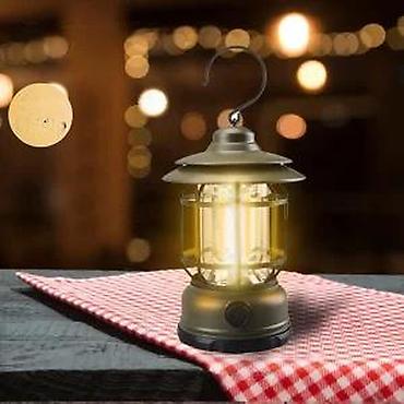 bas gitara sa zvučnikom: KAMP ZELENI FENJER NOVO VODOOTPORNA LAMPA SA LED SVETLOM | Cene nisu — 6