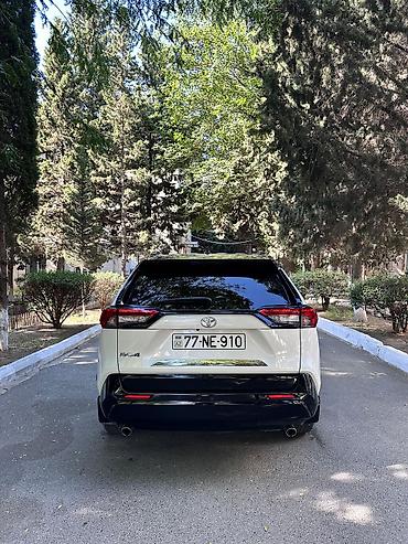 raf satilir: Toyota RAV4, ağ gövdə/qaranlıq (qara) dam və detallarla. Dinamik və — 6
