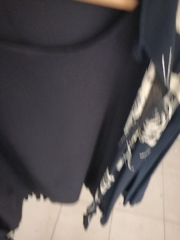 Kompleti: Elegantni komplet: tamnoplava haljina bez rukava + lagani — 3