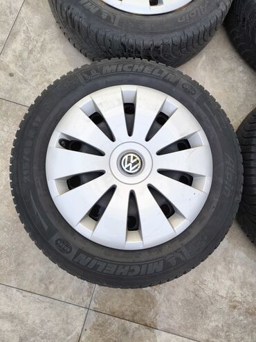 Gume i felne: Set od 4 kompletna točka za Volkswagen. - Gume: Michelin Alpin (M+S — 6