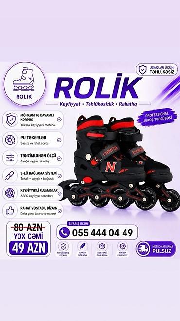 roliklərin qiyməti: Rolik – Uşaqlar üçün təhlükəsiz, rahat və keyfiyyətli sürüş təcrübəsi — 1