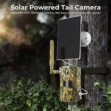 охотничий тепловизор: Фотоловушка K&F 4G LTE Solar Trail Camera, 2.7K Ultra HD Камера — 3