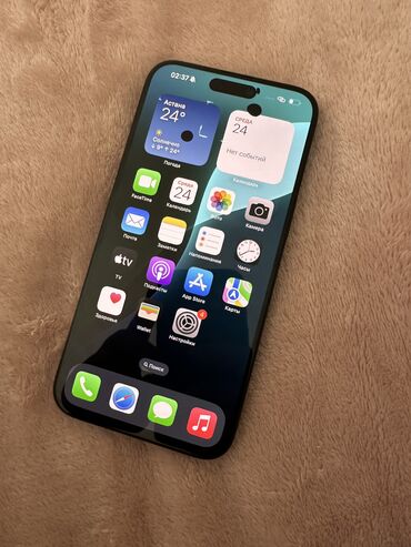 продаю макбук: IPhone 15 Pro Max, Колдонулган, 256 ГБ, Black Titanium, Каптама, Кабель, 86 %
