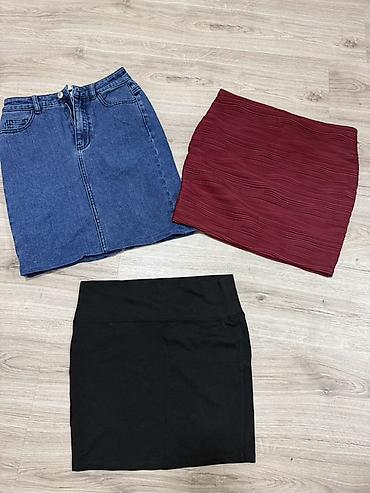 torba za dokumente: Paket suknji – 4 komada, različiti stilovi i materijali: - Teget — 1
