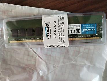 komputer 16 gb ram: Operativ yaddaş (RAM) Crucial, 8 GB, 3200 Mhz, DDR4, PC üçün, Yeni — 1