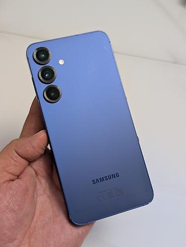 note 14: Samsung Galaxy S25+, Б/у, 256 ГБ, цвет - Синий, 2 SIM — 2