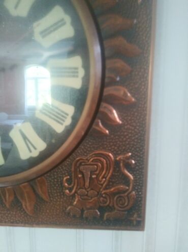 Əntiq saatlar: Divar Kvars Əntiq saat 1970 il, Paslanmayan polad — 5