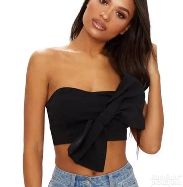 Topovi: L, Viskoza, Jednobojni, bоја - Crna — 22