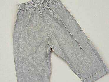 spodnie dresowe szare: Spodnie dresowe, 0-3 m, stan - Dobry