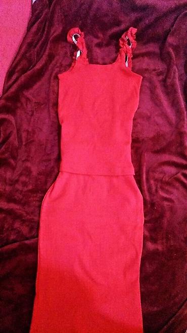 refine kapi: Novi Bodycon sexy crveni komplet uz telo (moze biti i gothic) majica — 4