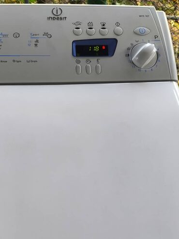 не рабочие стиральные машины: Стиральная машина Indesit, Б/у, Автомат, Узкая