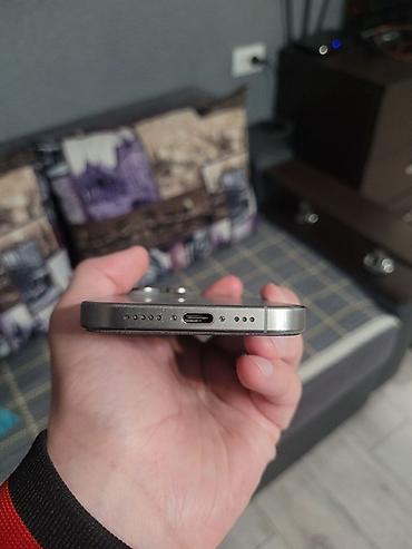 osh iphone: IPhone 15 Pro, Б/у, 512 ГБ, Natural Titanium, Защитное стекло, Коробка, 95 % — 5