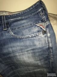 Farmerke: Original Replay farmerice 38 98% cotton 2% elastin Polustruk 52cm — 8