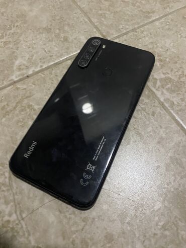 телефон lg: Xiaomi, Redmi Note 8, Б/у, 64 ГБ, цвет - Черный, 2 SIM