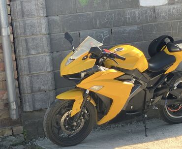 спорт мотоцикл: Спортбайк Yamaha, 100 куб. см, Электро, Взрослый, Б/у