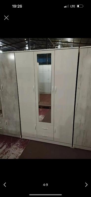 Шифоньеры, шкафы для одежды: Шифоньер, шкаф для одежды, Новый, Прямой, ЛДСП — 12