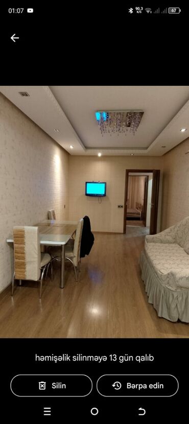 Uzunmüddətli kirayə mənzillər: Kirayə üçün 1 otaqlı mənzil. - Yataq otağı: ikinəfərlik çarpayı -da lalafo.az — 9 Uzunmüddətli kirayə mənzillər: Kirayə üçün 1 otaqlı mənzil. - Yataq otağı: ikinəfərlik çarpayı — 9