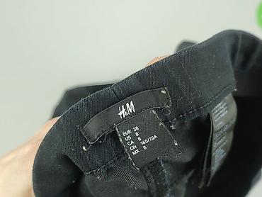 klapki hemes: H&M, Spodnie materiałowe damskie, rozmiar S — 4