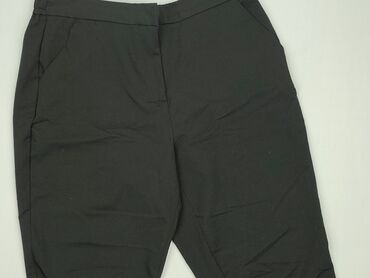 Women's Clothing: Janina, Material trousers for women, size 2XL (EU 44)