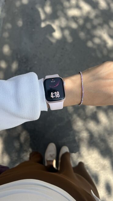 редми нот 9 чехол: Apple Watch Series 9 41mm, Pink Aluminum Case with Sport Band - Light
