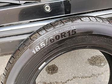teger: Avtomobil şini – 185/60 R15 teker ideal vəziyyətdedir 1hevte surulub — 2