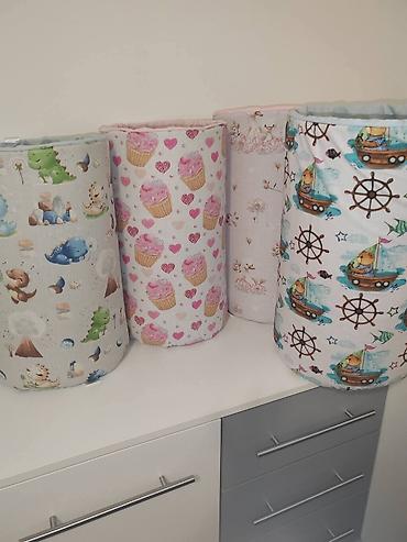 Other textile: Dekorativne i praktične korpe/organizeri od tekstila za dečiju sobu - — 1