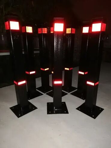 Proizvodi od rolovanog metala, metalni kanali: Proizvodnja na veliko i malo, u svim bojama, visina stuba je 60cm — 1