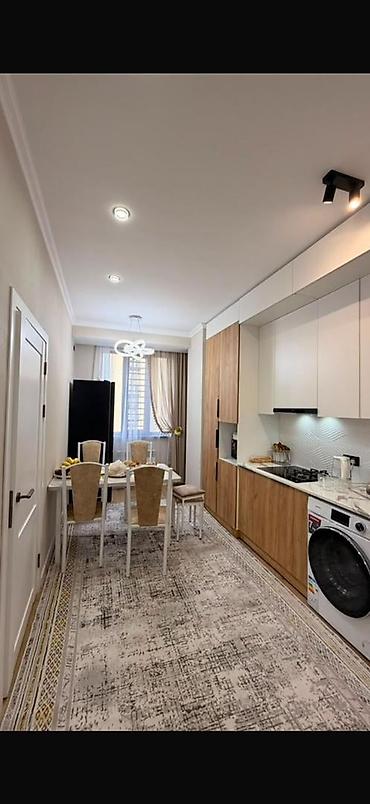 60: 2 комнаты, 60 м², Тунгуч мкр Элитка, 5 этаж, Дизайнерский ремонт — 3