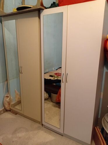 işlenmiş dolab: İşlənmiş, Açılan, 2 qapılı Düz dolab, Dolab-asılqan