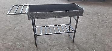 Metaldan hazırlanan manqal – yan rəf və alt saxlama bölməsi ilə lalafo.az -da Metaldan hazırlanan manqal – yan rəf və alt saxlama bölməsi ilə