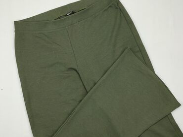 bluzki khaki: Material trousers, Only, XL (EU 42), condition - Good