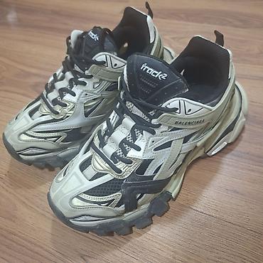 трековая обувь: Мужские кроссовки, 39, Balenciaga, Б/у, цвет - Бежевый, Платная доставка — 1
